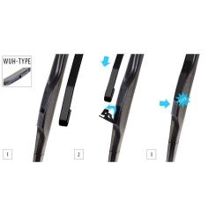 Щетка стеклоочистителя OXIMO гібридна 550 мм / 22 Фото 3