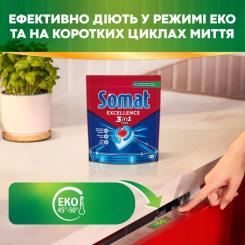 Таблетки для посудомоечных машин Somat Excellence 3-in-1 70 шт. Фото 4