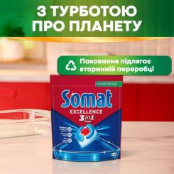 Таблетки для посудомоечных машин Somat Excellence 3-in-1 70 шт. Фото 5