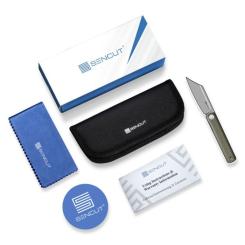 Нож Sencut Aetheris, Darkwash, чорний G10 Фото 7