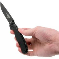 Нож Ontario Knife RAT II D2 Black, Black Blade Фото 4