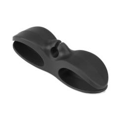 Держатель для кабеля OfficePro CM001B, клейка основа, black Фото