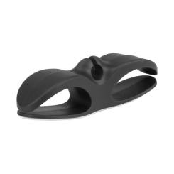 Держатель для кабеля OfficePro CM001B, клейка основа, black Фото 2