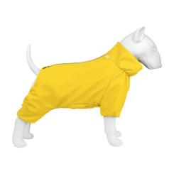 Дождевик для животных WAUDOG Clothes водонепроникний L50 жовтий Фото 2