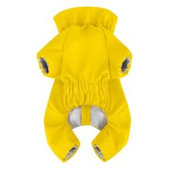 Дождевик для животных WAUDOG Clothes водонепроницаемый S30 желтый Фото 1