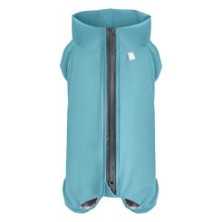 Дождевик для животных WAUDOG Clothes водонепроницаемый S40 голубой Фото