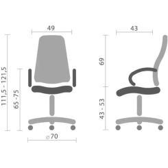 Офисное кресло Special4You Bali olive Фото 6