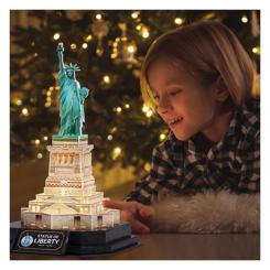 Пазл Cubic Fun трехмерный Статуя Свободы с LED подсветкой Фото 4
