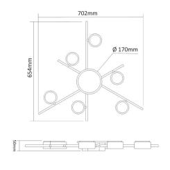 Светильник Videx під лампу 6xGX53 Фото 2