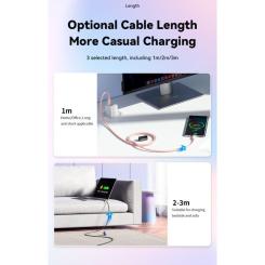 Дата кабель Essager USB-C to USB-C 2.0m 100W black Фото 8