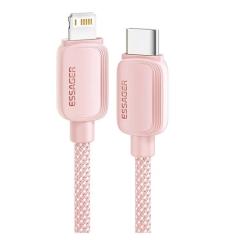 Дата кабель Essager USB-C to Lightning 1.0m 20W pink Фото