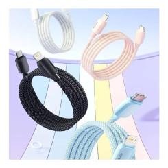 Дата кабель Essager USB-C to Lightning 1.0m 20W pink Фото 1