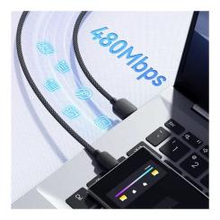 Дата кабель Essager USB-C to Lightning 1.0m 20W pink Фото 2