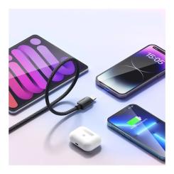 Дата кабель Essager USB-C to Lightning 1.0m 20W pink Фото 3