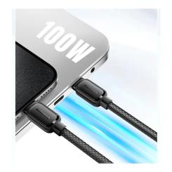 Дата кабель Essager USB-C to USB-C 1.0m 100W black Фото 6