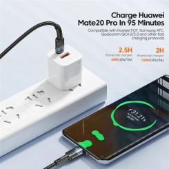 Дата кабель Essager USB-C to USB-C 1.0m 100W blue Фото 5