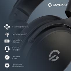 Наушники GamePro Asgard Skadi Wireless Black Фото 11