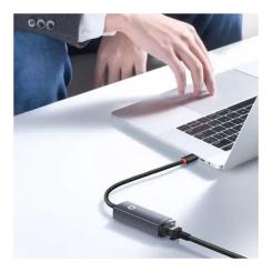 Адаптер Baseus USB-C to RJ45 Ethernet 1000Mbps Lite Series Фото 6