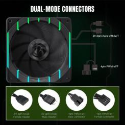 Кулер для корпуса Gamemax Tornado T12 ARGB-R Фото 9