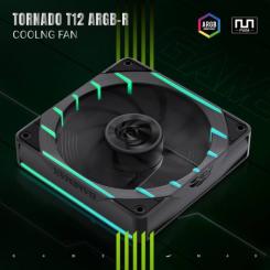 Кулер для корпуса Gamemax Tornado T12 ARGB-R Фото 4