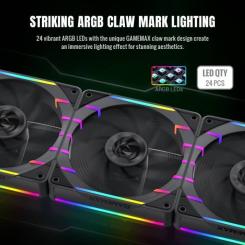 Кулер для корпуса Gamemax Tornado T12 ARGB-R Фото 5