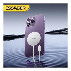 Зарядное устройство Essager 2-in-1 wireless charger 15W white Фото 2