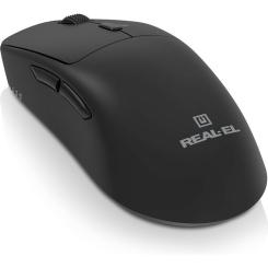 Мышка REAL-EL RM-355W Wireless Black Фото 2