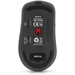 Мышка REAL-EL RM-355W Wireless Black Фото 7