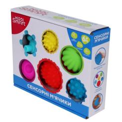 Развивающая игрушка Kiddi Smart Сенсорні м'ячики Фото 2