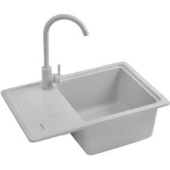 Мойка кухонная Kroner KompositGRA-6243 Фото 3