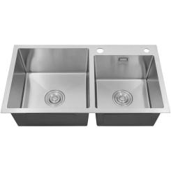 Мойка кухонная Kroner Geburstet-7843ZHM Фото 2