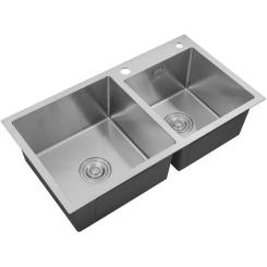 Мойка кухонная Kroner Geburstet-7843ZHM Фото 3