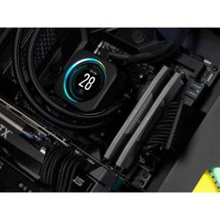 Модуль памяти для компьютера Corsair DDR5 32GB (2x16GB) 5600 MHz Vengeance Cool Gray Фото 7