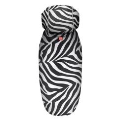 Дождевик для животных WAUDOG Clothes з капюшоном "Зебра" XXS Фото
