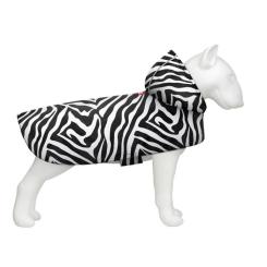 Дождевик для животных WAUDOG Clothes з капюшоном "Зебра" XXS Фото 1
