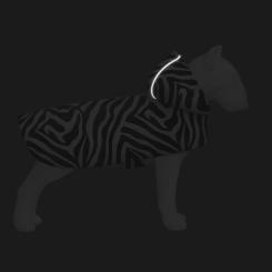 Дождевик для животных WAUDOG Clothes з капюшоном "Зебра" XXS Фото 3
