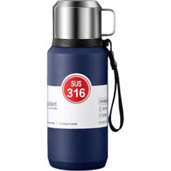 Термос Merlion Term 0,8 л, синій Фото