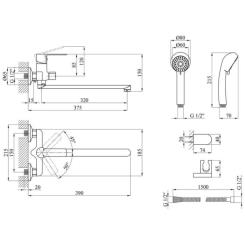 Смеситель Kroner Bremen-C070 Фото 8