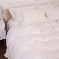 Постельное белье MirSon Tencel №01 White 175х210 двуспальный Фото 2