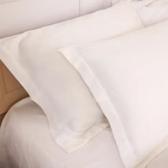 Постельное белье MirSon Tencel №01 White 175х210 двуспальный Фото 4