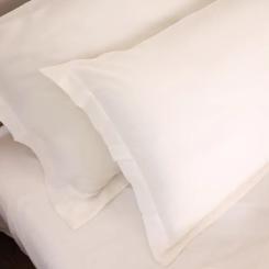 Постельное белье MirSon Tencel №01 White 175х210 двуспальный Фото 5