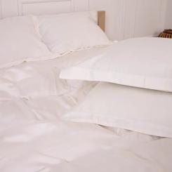 Постельное белье MirSon Tencel №01 White 175х210 двуспальный Фото 6