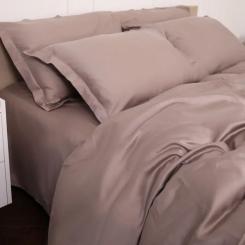 Постельное белье MirSon Tencel №08 Beige 2x143x210 Семейный Фото 9
