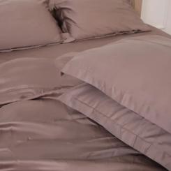 Постельное белье MirSon Tencel №08 Beige 2x143x210 Семейный Фото 4