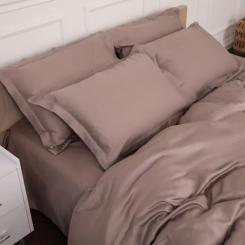 Постельное белье MirSon Tencel №08 Beige 2x143x210 Семейный Фото 7
