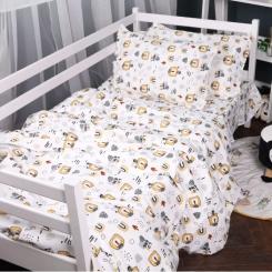 Постельное белье MirSon 014 Lion Фланель 200x220 Евро Фото