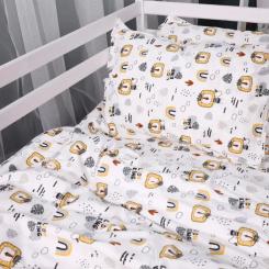 Постельное белье MirSon 014 Lion Фланель 200x220 Евро Фото 1