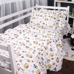 Постельное белье MirSon 014 Lion Фланель 200x220 Евро Фото 2