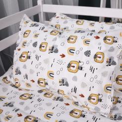 Постельное белье MirSon 014 Lion Фланель 200x220 Евро Фото 4