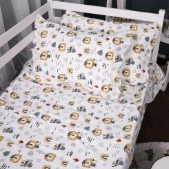 Постельное белье MirSon 014 Lion Фланель 200x220 Евро Фото 5